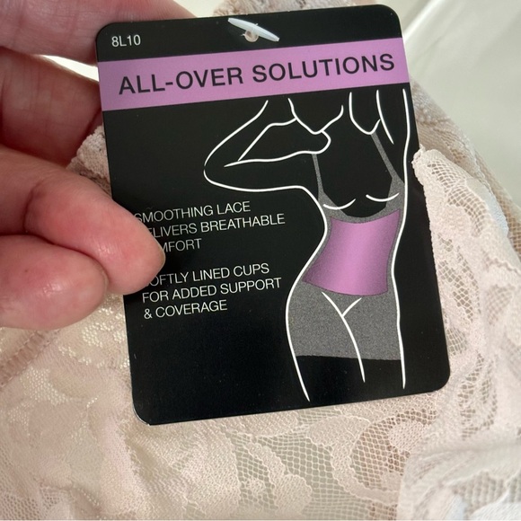 Bali Lace Shapewear Bodysuit - Cream - Picture 7 of 11